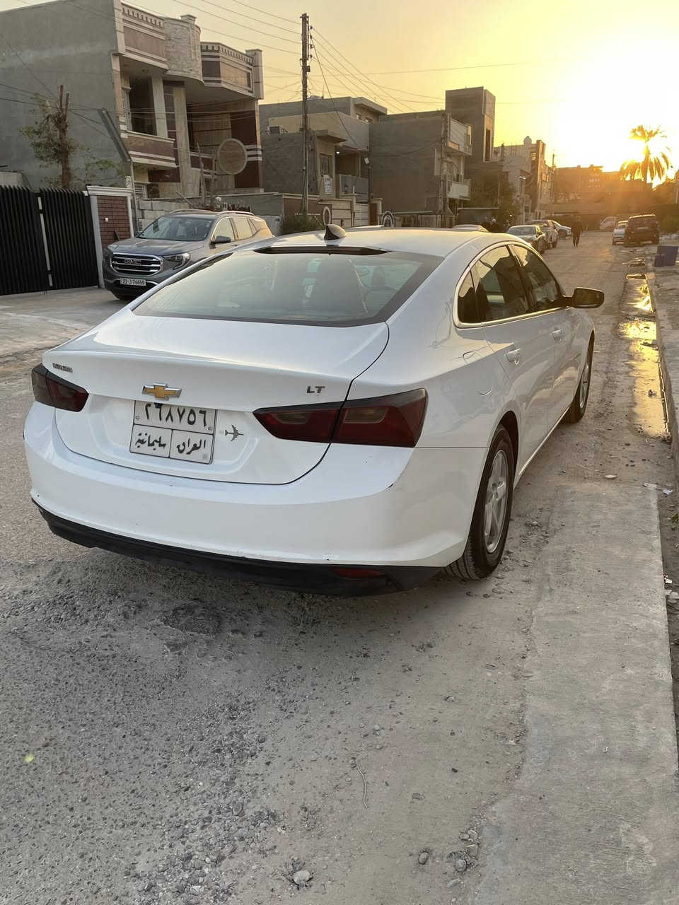 ماليبو حادث جاملغ امامي ايمن في العراق وملاحظات بسيطه جاهزه من كلشي السعر 87  *********** بغداد العامريه

