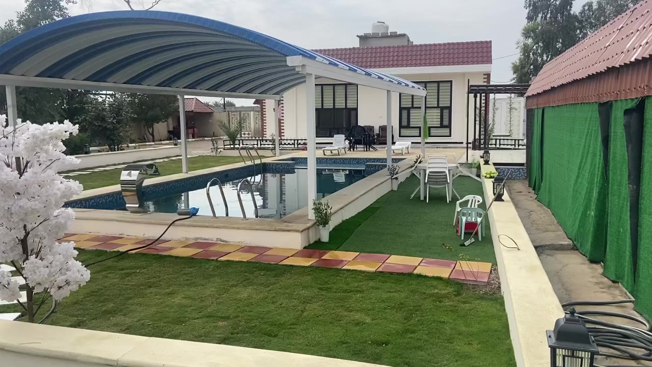 مزرعة الواحة ترحب بكم للإيجار اليومي بغداد الكرغولية قرب جسر ديالى تبعد عن بغداد الجديدة عشر دقائق مكان هادئ ومريح لعوائلنا الكريمة 
اللعاب 
باكبيوا 
جلسات 
مسبح 
حدائق جميلة 
للاستفسار ***********
