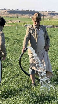 منظومة زراعية • 7 ألواح 600واط • مضخة 2 حصان