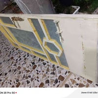 باب حديد ثقيل قياس 1.94*90 نظيف جدا للبيع07803888020