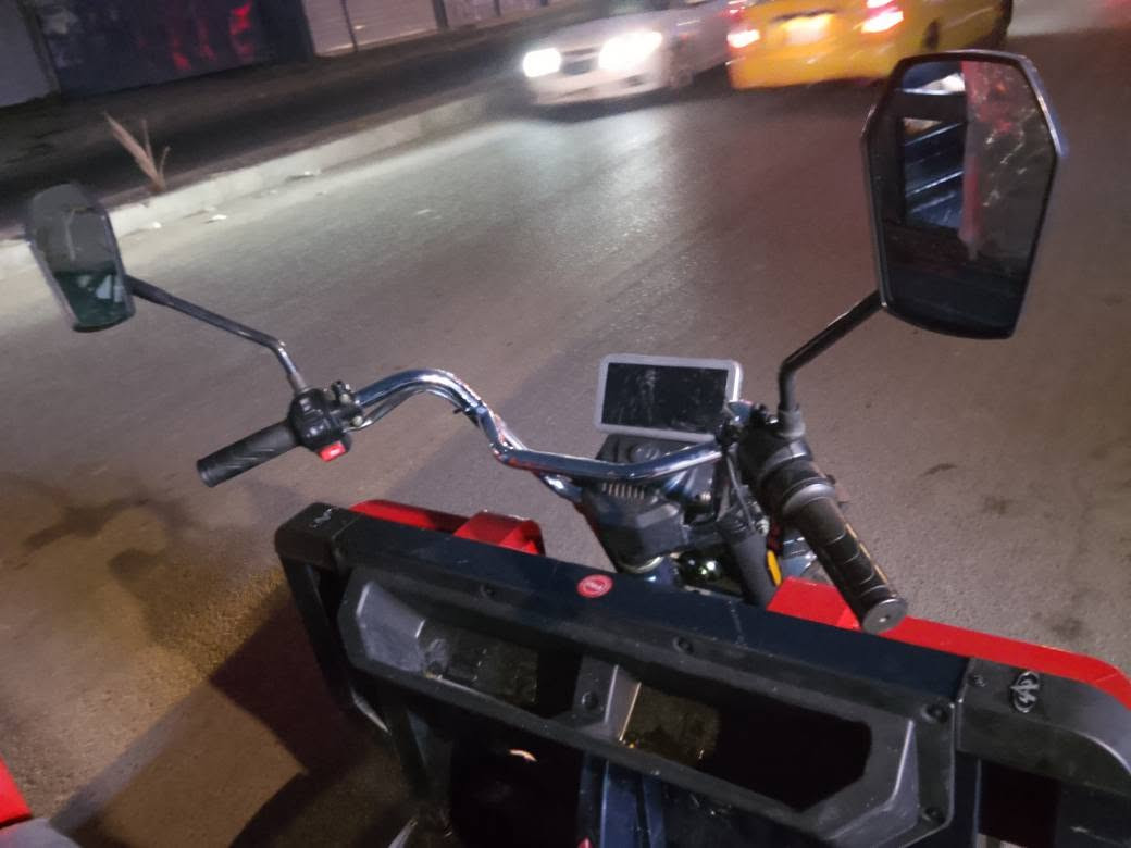 ستوته كهربائية للبيع
💪 محرك دفرنس قوي (1500 واط)
🔋 بطارية 60 فولت – مدى ممتاز بالشحنة
🚚 تتحمل أوزان عالية 
⚙️ نظام حديث وثابت + صرفية قليلة جداً
💡 ليدات قوية + شاشة + مرايات
📍 الحالة: جديدة / استخدام قليل
📍 جاهزة للعمل مباشرة بدون أي صرف

📞 للاستفسار: (***********)

📍 العنوان: بغداد شارع حيفه السعر. ميلونين او 100 بغداد, العراق
