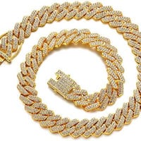 سوار كارتير • موزنايت GRA • فضة مطلي ذهب ٢١