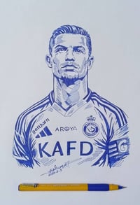 قلم جاف • أزرق