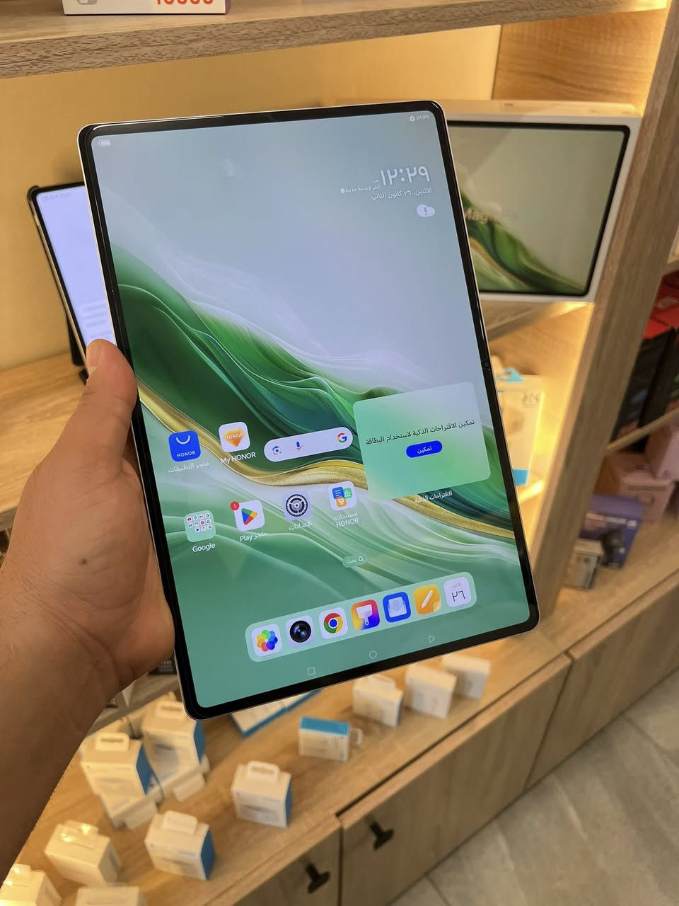 HONOR Magic Pad 2🤍
النظافة 100‎%‎100

جهاز كلش حلو 🥰

مواصفات قوية كلش 

الذاكره 256GB😍

الرام 20GB🥰

المعالج Snapdragon® 8s Gen 3

ويا كيبورد من الشركة 🔥

البطارية mAh 10050⚡️

السعر 795 مع كامل ملحقات كيبورد وقلم 

وبدون ملحقات بسعر 745 الف فقط 

المكان موصل

حي الميثاق

للاستفسار

***********
