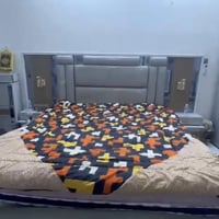 غرفة اخشاب تركيه درجه اولى للبيع مستخدمه شهرين فقط متكونه من 9قطع الغر...