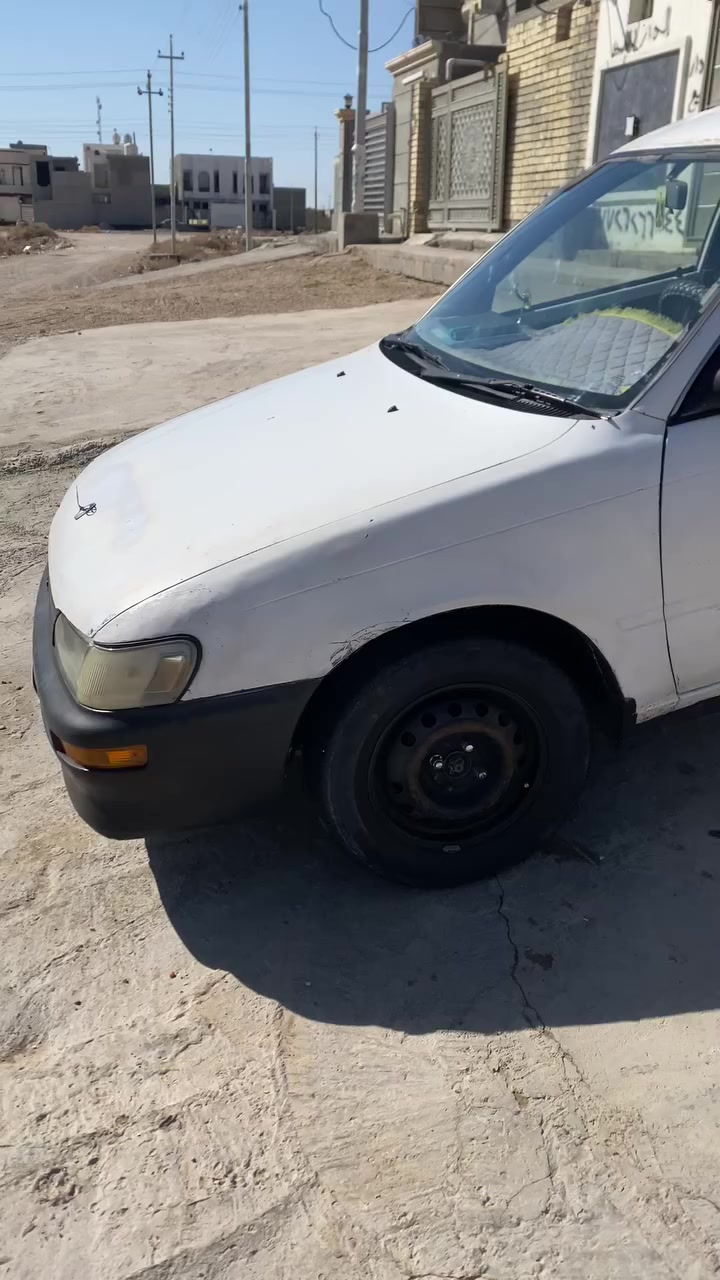 السلام عليكم 
كورلا ستيشن تويوتا  1994سنويه بسمي بسمي رقم انبار الدولي هزه جديده ل2028
 كير مكينه كارتون مال حاويه قبل كم يوم 
 شادهن باتري جديد صدر خلفي امامي جديد الارضيه مدوشمه جلد والقماره جلد مدوشمه والبطائن مدوشمه جلد
كهربائيات كلها شغله مابيها خياس تخم تاير جديد منظومه مال بانزين كل جديد سياره بلاديه مابيها صبغ (ملاحظه السياره ورك من الخلف )سعرها 46$ وبيها مجال مكاني الانبار فلوجه ‭

‭0787 914 3727‬ بي واتساب
‭0750 540 3846‬ بي واتساب
