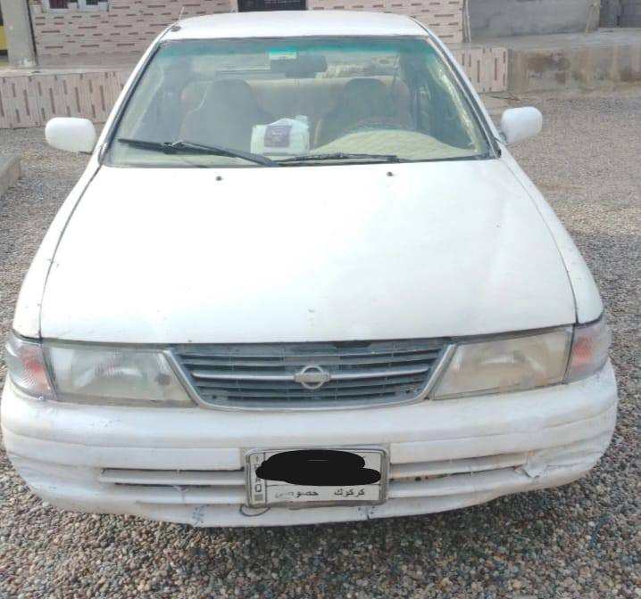 السلام عليكم
نيسان صني للبيع 
موديل ٩٧ 
سنوية بأسمي لغاية ٢٧
كير اتوماتيك 
السعر   ٣٩ 
العنوان ناحية الزاب الأسف 
***********
