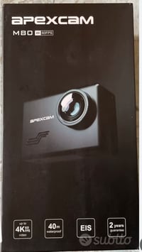 كاميرا رياضية من نوع Apexcam M80. المواصفات والميزات الرئيسية: دقة الف...