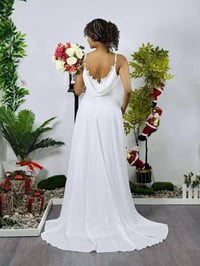 فستان أبيض • فستان خطوبة • مقاس XXL