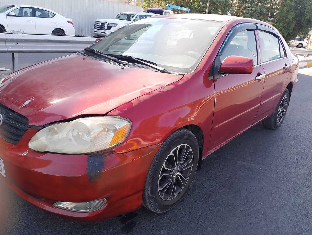 كورلا نحله 2008 بغداد دولي محرك وكير كفاله تبريد ثلج بيها صبغ حزام حادثها جاملغ وبدنه 
الغود والشواصي سليمات. القماره مابيها صبغ جارده السياره 80%نضافتها .غرفتها نظيفه.كهربائيات كلها شغاله 
سياره محركها 1800 المرغوب 
السعر 79ببها مجال بسيط حك الجية 
العنوان بغداد الدوره
رقم***********
