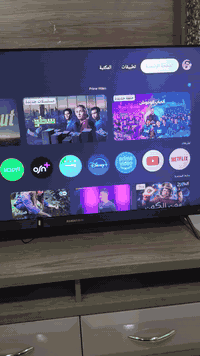 شاشة حافظ 55 بوصة 4K 144 h تردد الشاشة  نظامها گوگل تيفي  تكدر تضيف اي...