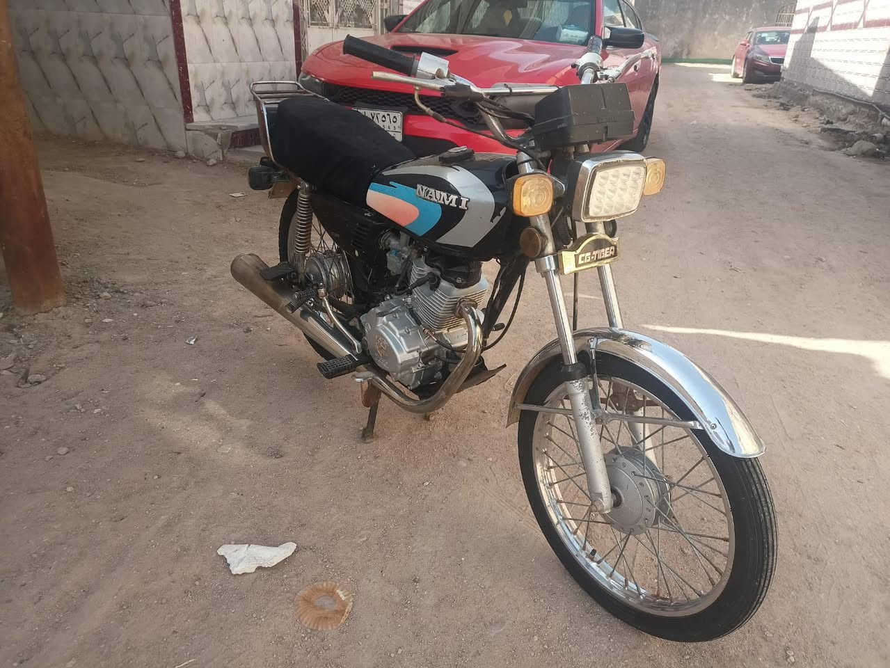 السلام عليكم دراجه ايراني تايكر مديل 2021اوراق اصولي كامله بيه ولفات سعره ٧٥٠بيه مجال مكانه قضاء الصادق الاتصال ***********
