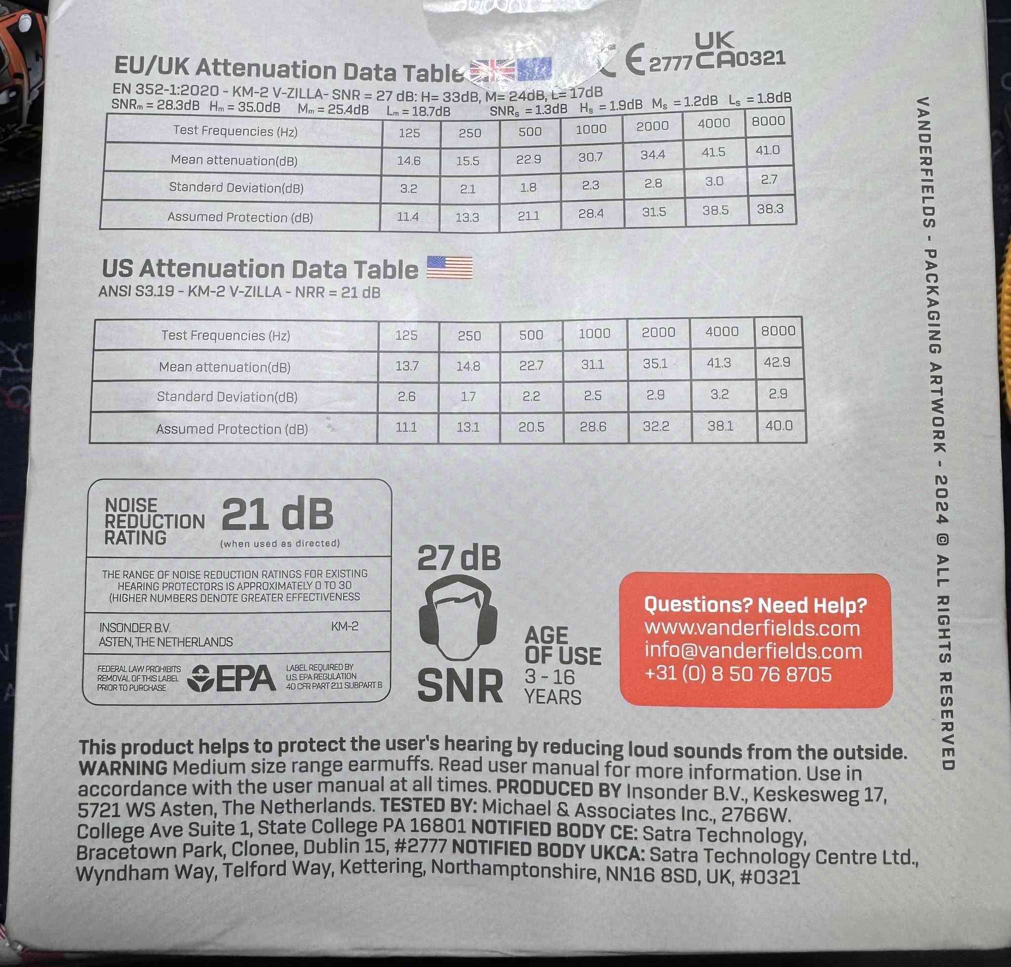 السماعة من شركة Vanderfields (هولندية)
اصلية
للبيع 

مخصصة حماية الأذن من صوت عالي في التدريب و غيرها 

عزل الصوت 95%

مستخدمة جدا قليل باكيت موجود

السعر 20 الف

مكاني بغداد

تواصل واتساب فقط ***********
