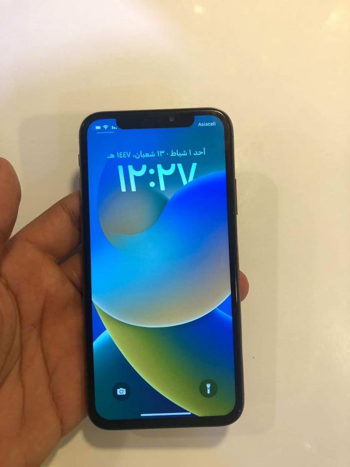 متاح ايفون x عادي ذاكره 256 جهاز حيل نضيف و مرتب مستبدل شاشة فقط مكاني تكريت حي الجمعيه 
رقم الهاتف ***********
السعر (115) وبيه مجال
