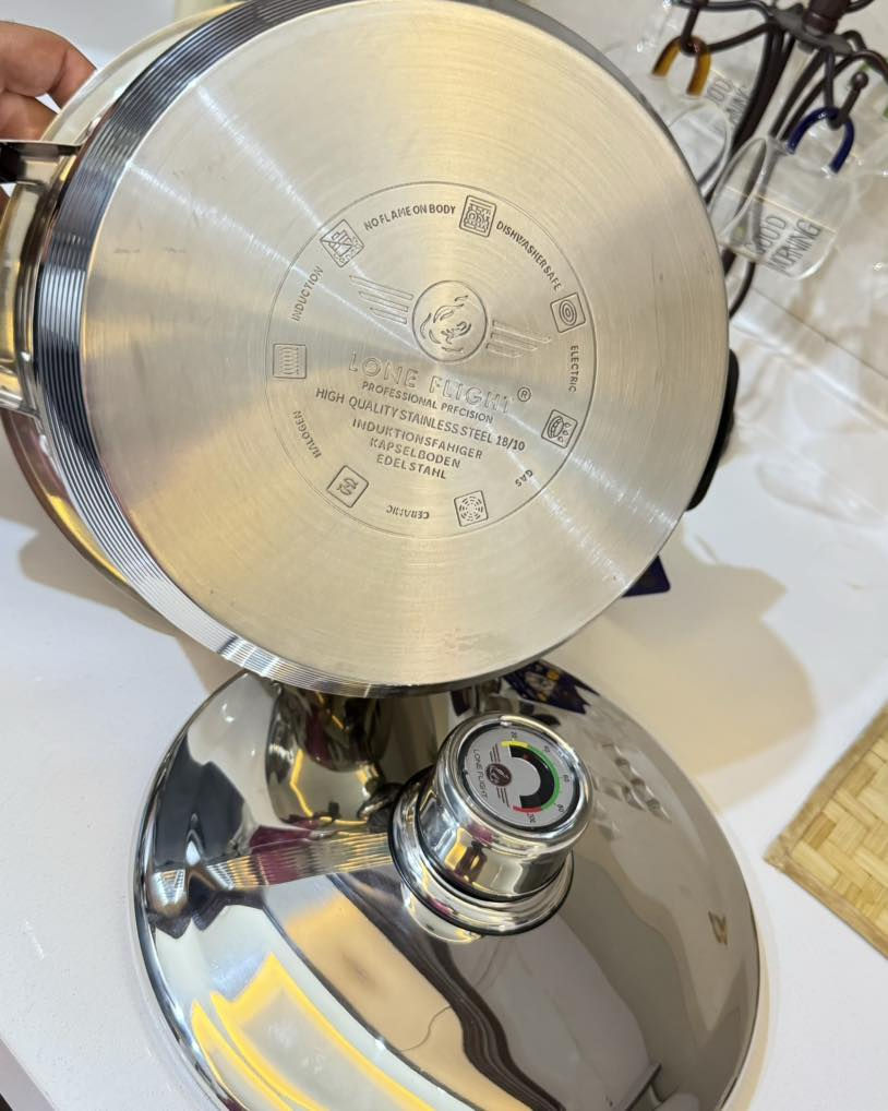 سيت ستيل اصلي
١٨/١٠ الوزن الثقيل
ددللها للوالده ترى تستاهل
 تم يجيكم السعر مع التوصيل 

#العراق #بيت #طبخ #مطبخ


**إذا كنت صاحب هذا الإعلان وتريد حذفه لأي سبب، رجاءا أرسل رسالة إلى الدعم الفني**