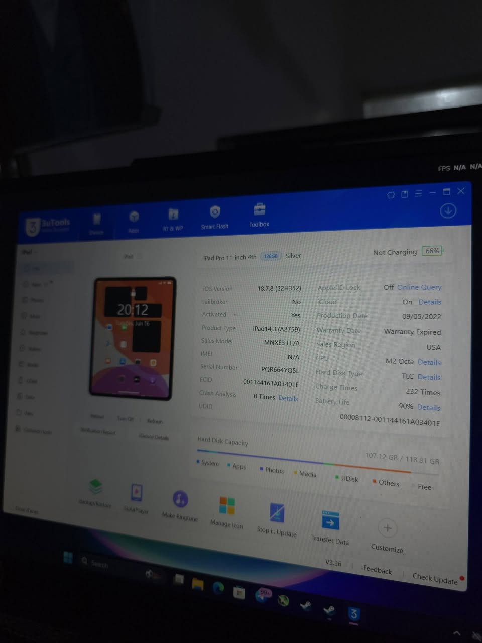 آيباد 11 برو M2 للبيع
ذاكرة 128 النظافة 100% استعمال كلش قليل بطارية 90 دورات الشحن 232 فقط يجي كامل ملحقات الكارتون والشاحنة مع كفر وقلم
السعر 750 وبي مجال قليل
مكاني ذي قار/الشطرة
توصيل موجود


**إذا كنت صاحب هذا الإعلان وتريد حذفه لأي سبب، رجاءا أرسل رسالة إلى الدعم الفني**
