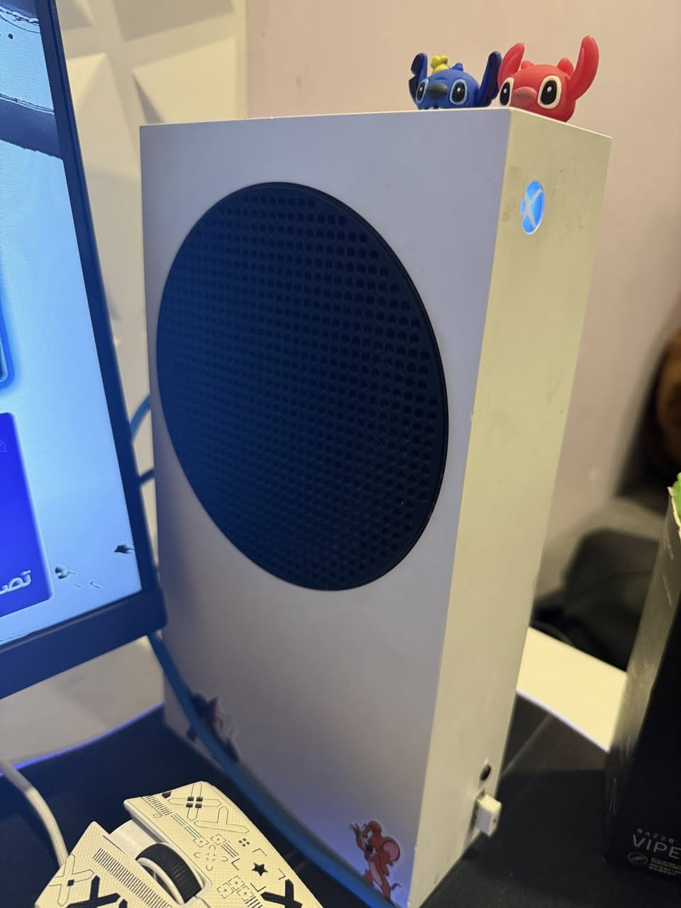 السلام عليكم كلشي للبيع
اكسبوكس سيريس اس نضيف + جوستك 2 اصلي كلشي مابيهن + قاعدة شحن بطاريات 2 للجوستكات
msi شاشة
200 هيرتز
0.5 ملي سكنت
Ips 27 حجم
سبيكر من براند اولا
ماوس اتاك شارك x 11
ماوس رايزر فايبر مني
كيبورد f75
ماوس باد RGB
دركسون v9 الجيل الثاني لفتين ونص مع كير 6 نمر مع دواسات كامل
للتواصل *********** واتساب وماسنجر فقط
