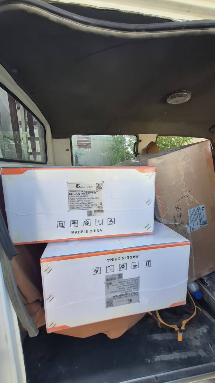 السلام عليكم تم توفير انفيرترات حجم 6KW وحجم 8KW 
للمراسلة والاستفسار على الرقم *********** 
ويوجد خدمة توصيل لكافة انحاء العراق
