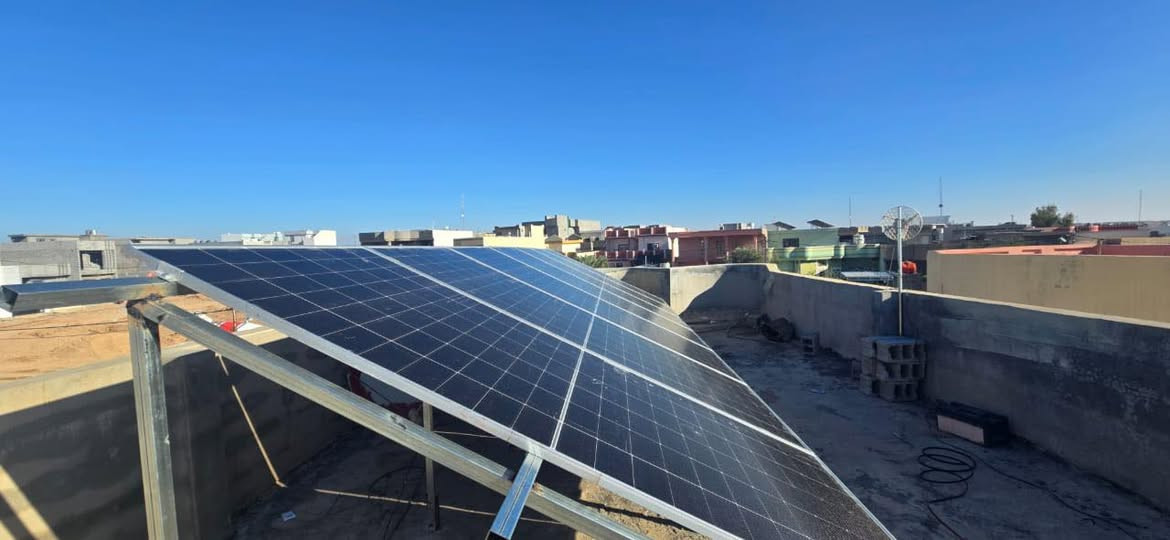 ⛔️البيع نقداً و بالتقسيط المريح ⛔️

تم بحمدالله تنصيب منظومة طاقة شمسية بقدرة 
14 اميير نهاري و 12 امبير ليلي 
الواح بقدرة 615W  نوع لونجي ضمان 15 سنة
انفيرتر GROWATT  6Kw   ضمانة سنة استبدال 
بطارية ليثيوم 15KWHشركة GENIXGREEN  ضمان 10 سنوات
صيانة لمدة سنة مجانية
للاستفسار الاتصال:-
***********
***********
***********
***********

GenixGreen Iraq 
GenixGreen 
المركز الذهبي-Golden Center
