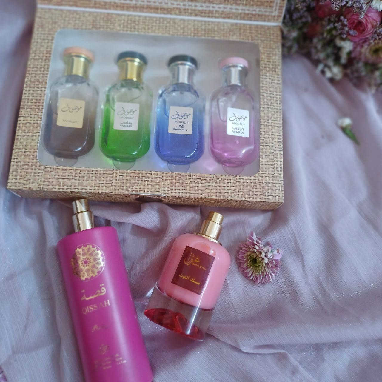 عرض العطور لمحبين العطور😍🔥

العرض مكون من بكج موصوف 4 قطع عطور  مجموعة من العطور شرقية ملائمه للجنسين  عطور فخمة خليجيه  
تتميز بمزيج من عنب وشوكلاته  ومسك ونفحات زهرية  

عطر مسك توت يجمع بين مسك النقي  والزهور متميز بعطر انثوي. 

عطر قصه الوردي عطر انثوي جذاب 

سعر العرض كامل 35 والتوصيل مجاني


**إذا كنت صاحب هذا الإعلان وتريد حذفه لأي سبب، رجاءا أرسل رسالة إلى الدعم الفني**