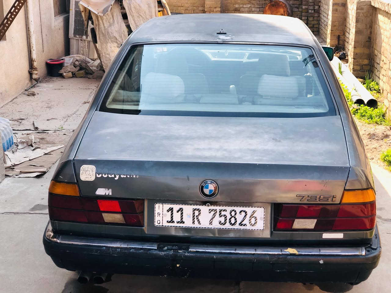 السلام عليكم بي ام730 رقم بغداد الدولي باسمي السياره كير مكينه نضاف حداديه جديده تخم تاير جديد لايت زنون تبريد شغال كشنات جلد السياره عوزها ترتيب السعر35 مكاني بغداد الكراده ***********
