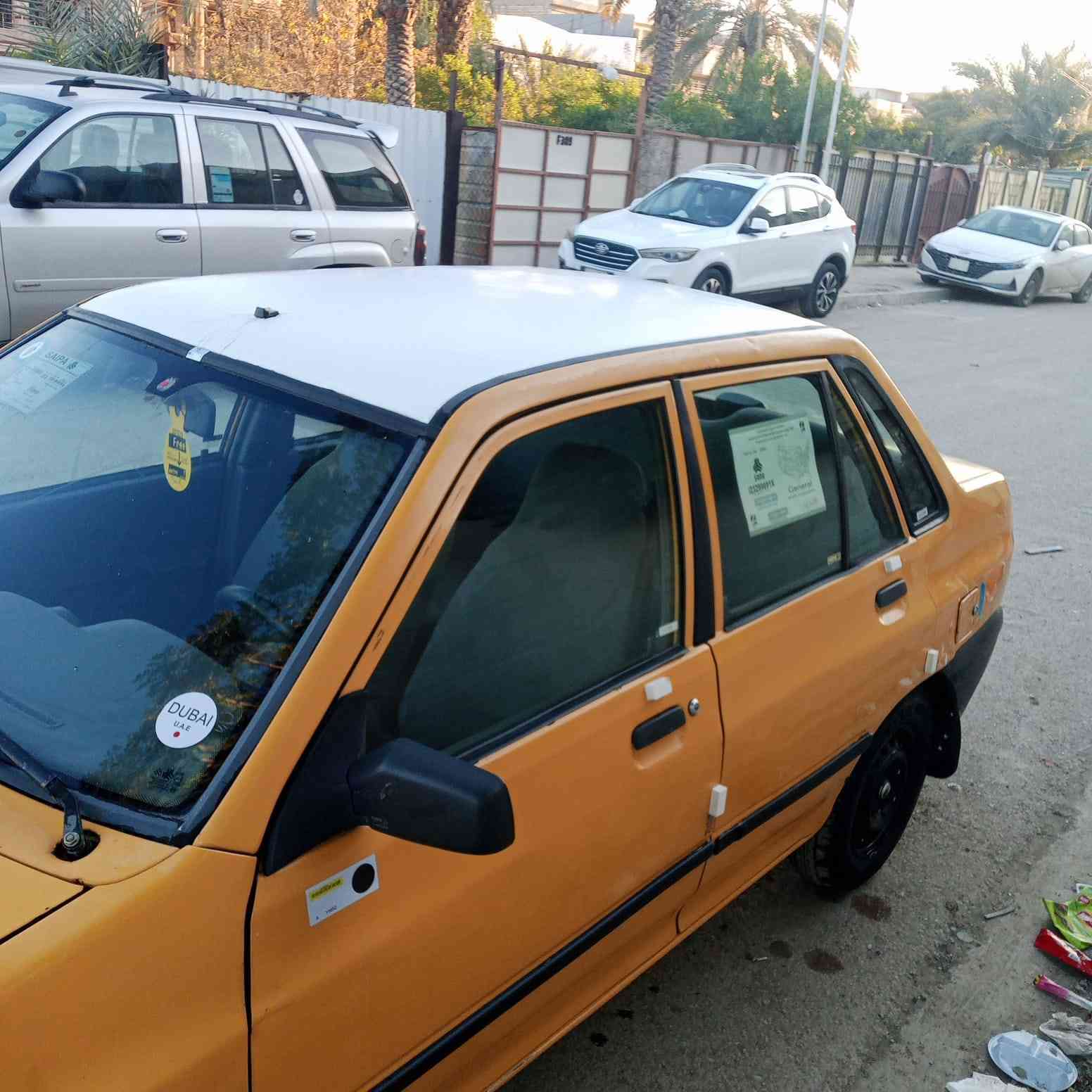 سايبا موديل 12
كير مكفول صدر امامي خلفي جديد
     مكينه جديده مكفوله 
    عضمتهه حلوه بلاديه مابيها خياسات 
     شواصي واحد معمر 
    كهربائيات بلاديه جطل واحد مابيهه 
    كاعيه جلد السياره جاهزه
    ربع متصرف عليها كبل للشارع
    مال جناي مصفره هيئه وغرامات 
    سعرهه 27وبيهه مجال بسيط 
    مكاني بغداد البياع 
    للاستفسار ***********
