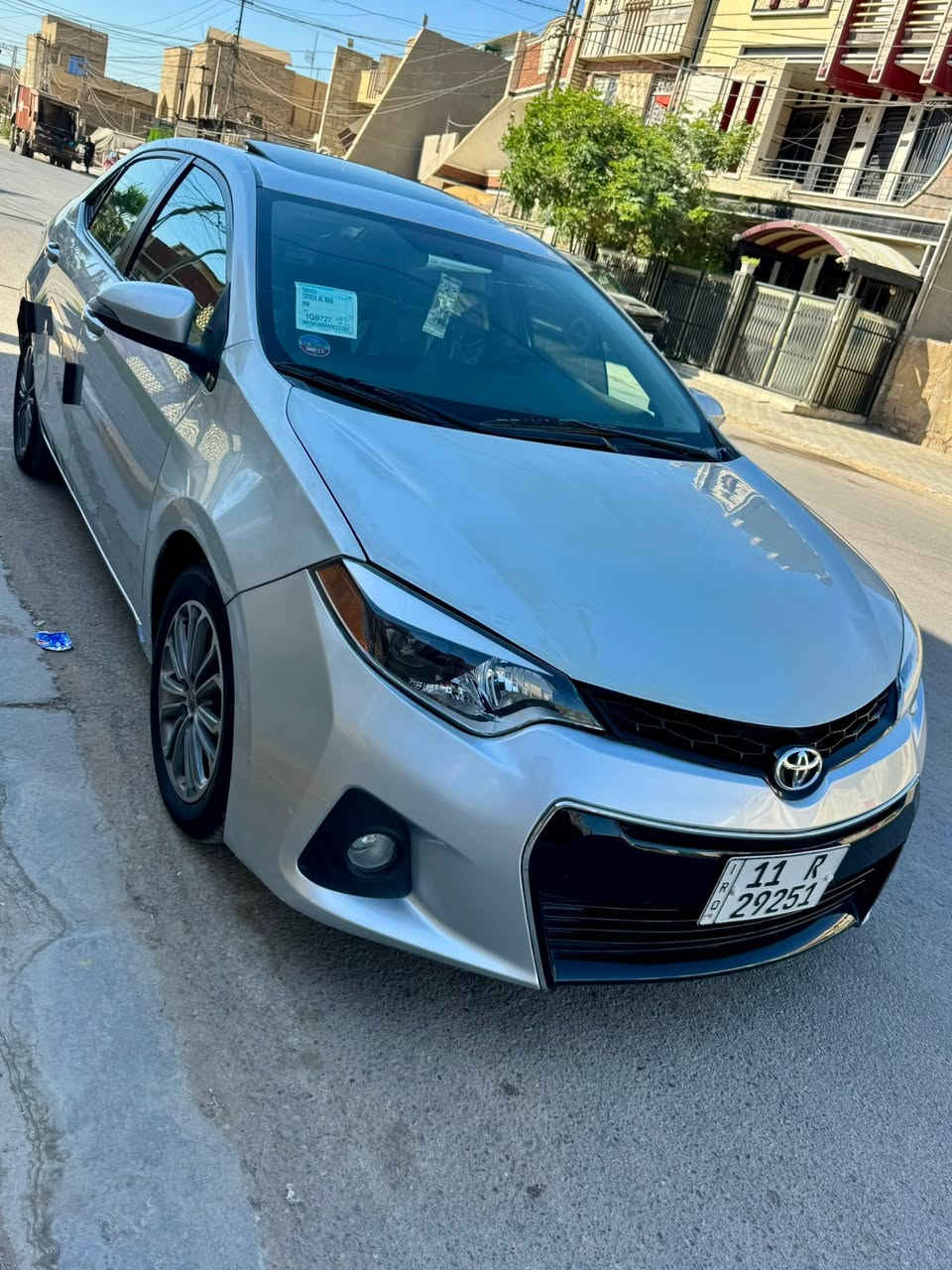 كورلا 2014 وارد امريكي
محرك 1800 ماشية 120 ميل رقم بغداد بسمي تبريد ثلج ويه السويج 
فول مواصفات عدا البصمه 
السياره صدر امامي و خلفي جديد+ تخم تاير
باتري جديد + سيرفز كامل لمنظومه البانزين من الفيت بم لحد النوزل 
مابيها نقص برغي حتى دهن الكير مبدله بلجهاز
السعر 112 وبيها مجال حك الجيه 
مكاني بغداد 
***********/***********
