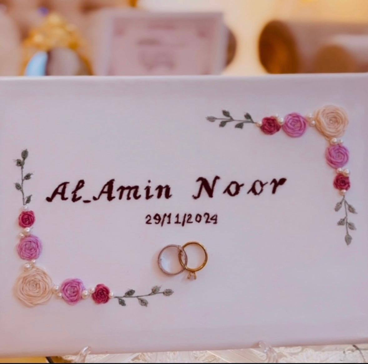 تصميم وثيقة عقد وتطريز هاند ميد بتفاصيل أنيقة
تنفيذ حسب الطلب وبلمسة خاصة تناسب مناسباتكم 🤍
تصاميم مميزة • جودة عالية • شغل يدوي متقن
تواصل خاص او على انستا 
_gha.ima


**إذا كنت صاحب هذا الإعلان وتريد حذفه لأي سبب، رجاءا أرسل رسالة إلى الدعم الفني**