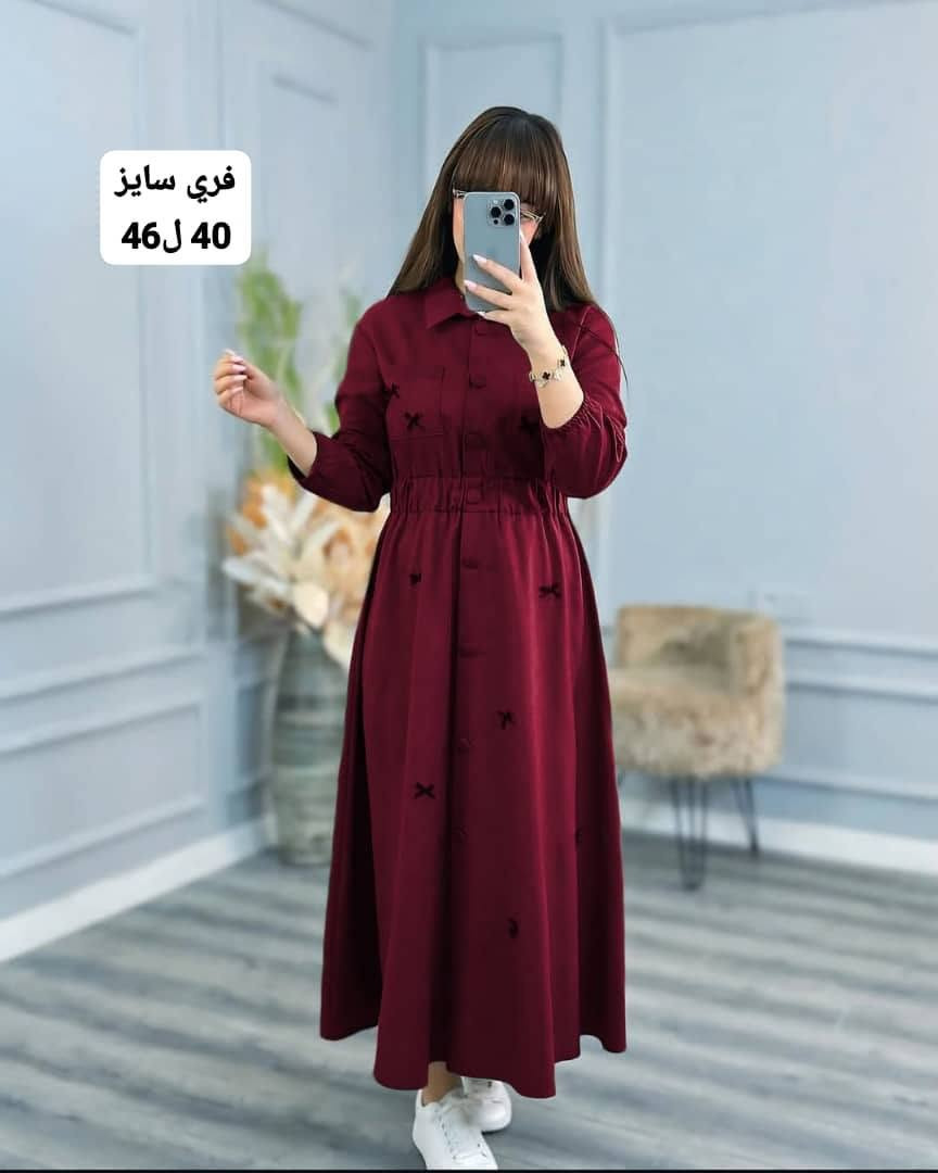 فستان للصبايا👗
قماش كريب سكوبا اجنبي 
قياس 1 📏
بلبس38.40.42
قياس2 📏
بلبس 44.46.
 الوان بلصور 
*السعر 165


**إذا كنت صاحب هذا الإعلان وتريد حذفه لأي سبب، رجاءا أرسل رسالة إلى الدعم الفني**
