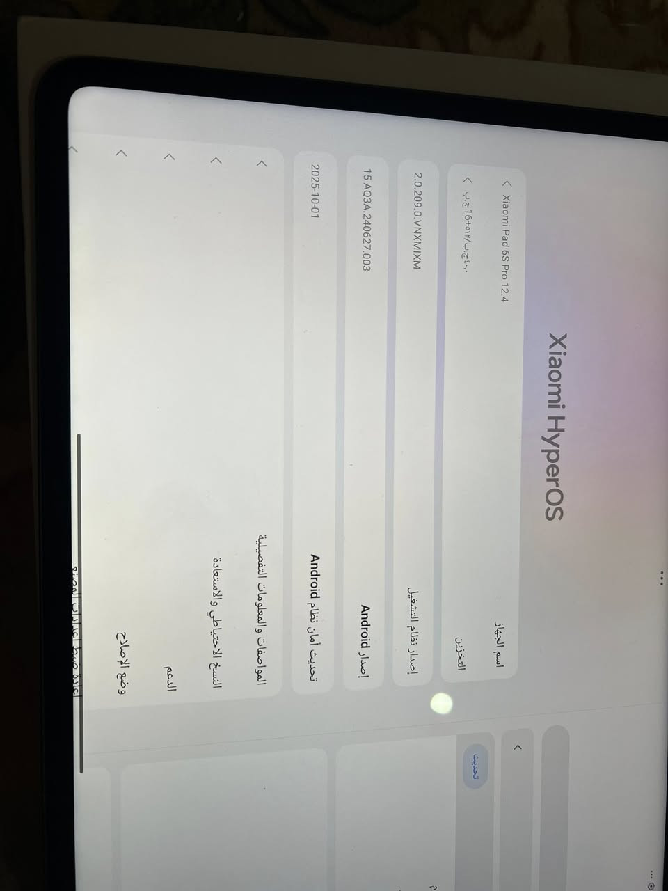 سلام عليكم ايباد شاومي 6sبرو غراضه كامله نضيف كلش بطاريه 10000ذاكره 512  السعر ب450 وبي مجال ***********
