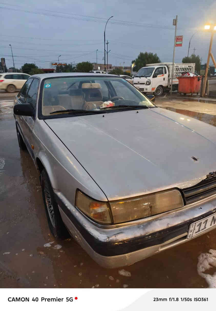 سلام عليكم مازده  للبيع كير ومحرك شرط كهربائيات كلها شغاله 
صدر نص عمر باتري جديد تاير نص عمر  مازدة 626ماسحة مابيها صبغ خلاص موديل 90 اوربي ***********
سعر 37 وبيها مجال لطيبين
