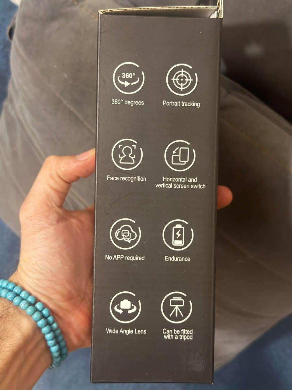 🔥 حامل موبايل ذكي G10 – يتابعك وين ما تروح!
📱 تريد تصور بدون ما تمسك الموبايل؟
هذا الجهاز راح يخليك تصور بروحك وبدون مساعدة!

✨ المميزات:
• 🎥 يتحرك 360 درجة ويتابع وجهك تلقائياً
• 🤖 تقنية تتبع الوجه (AI)
• 🔄 مناسب أفقي وعمودي
• 📌 يركب على ترايبود
• 🔋 خفيف وسهل الاستخدام

💰 السعر: 15 الف فقط

***********
