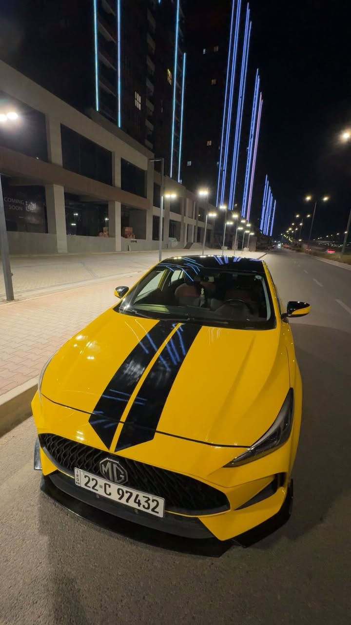 Mg موديل 2023
ماشيه 45mi
محرك 1500 تنفس طبيعي المرغوب
كلين بيها مكانتين بارد 
السونار مرفق ويا الصور
بسمي سرفس كامل 
تخم تايرات حداديه 100%
بدون اي نقص
سعر 99 وبيها مجال بسيط
رقم التلفون ***********
مكان اربيل
