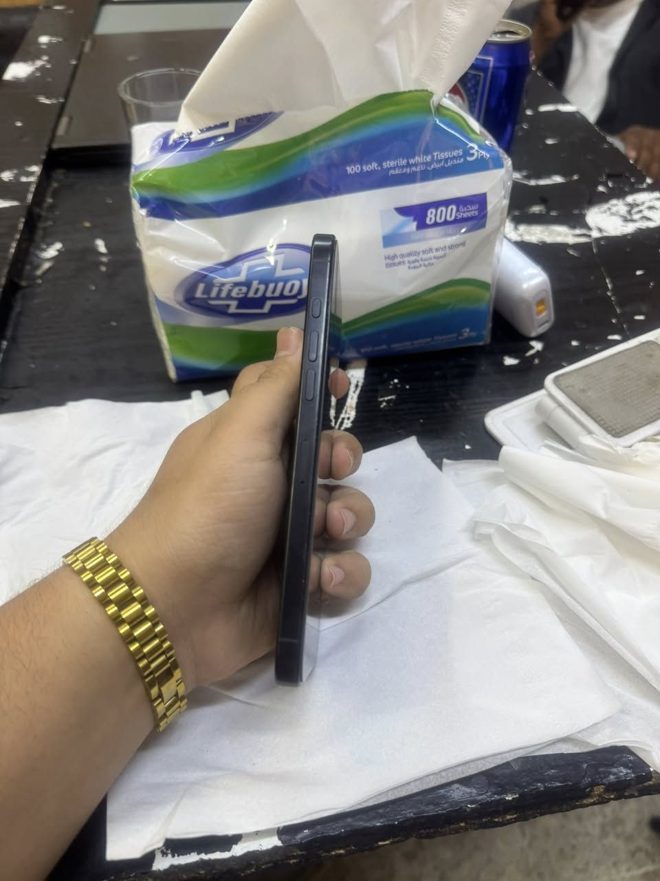 سلام عليكم حبايبي
16 PRO MAX
لون اسود جهاز جدآ نضيف 
لون اسود 
بطاريه 93%
ذاكره 256
سعر مناسب 
1,425,000
بي مجال 

الرقم 
: ***********
