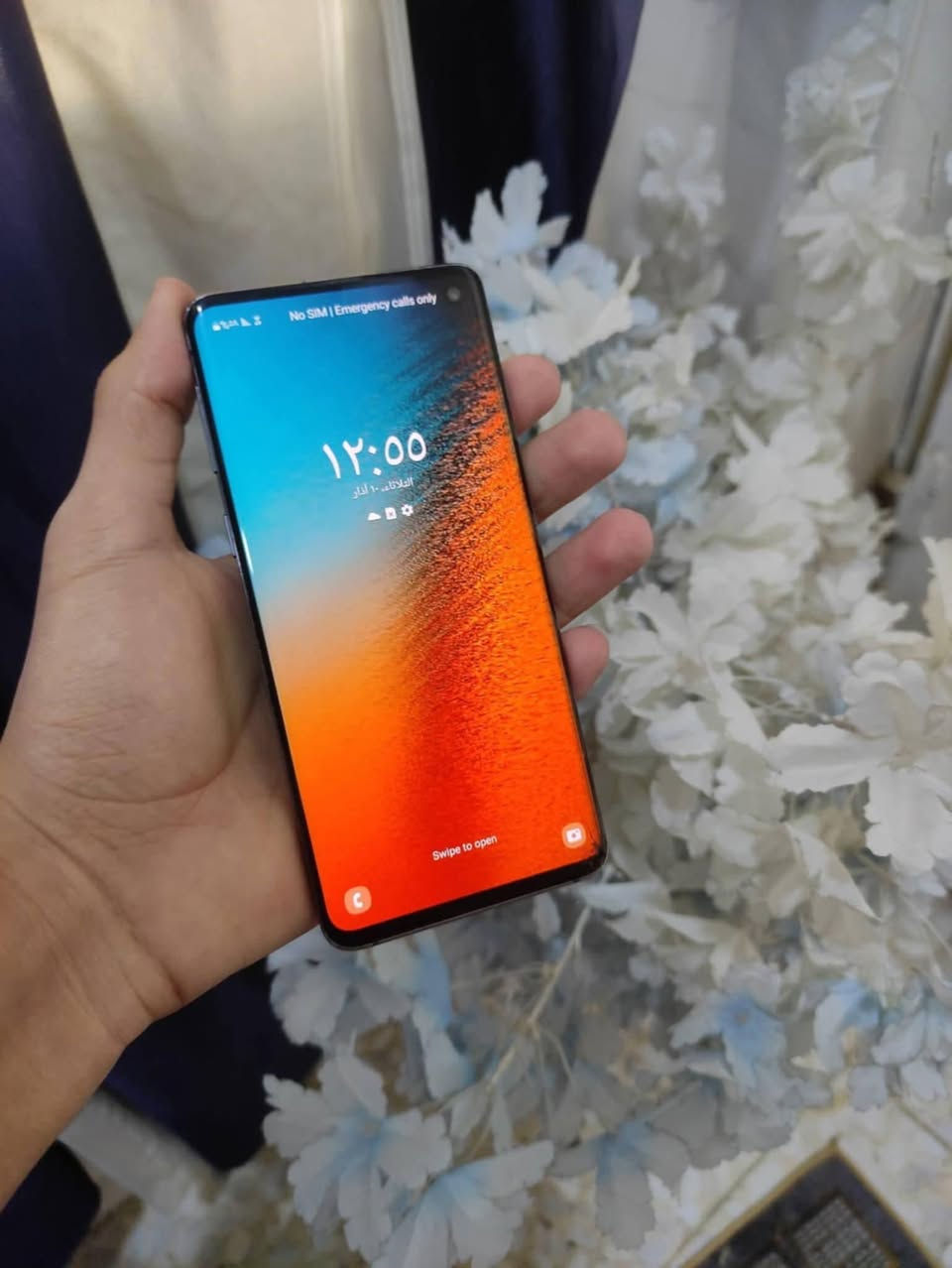 للبيع سامسونج s10 ذاكره 128 عشوائيه 8 نضيف كلش الجهاز وما مفتوح السعر 150 وبي مجال قليل للشراي رقم ***********
