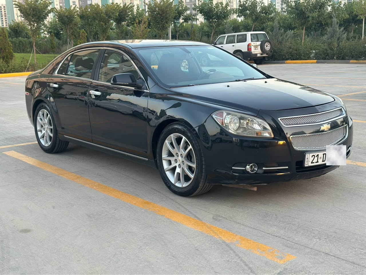 مالیبۆ ٢٠١٢ LTZ
خلیجی سفری شەریکەی مەنسور
‎فوول مواسەفات  
‎کوشن جلد و هیتەر و کارەبا
‎ناوزەرد و قاوەیی 
‎تەبرید مەرکەزی 
‎شەغال  
‎‏,6CD ,AUX,USB 
‎سوکان ڤۆلیۆم ،تەحدید سورعە،تەلەفۆن,دەبڵ تراکشن
‎ ٨ موکەبەری مارکەی BOSE
‎سەقف سڵاید 
‎بلاجکتۆر
‎حاسە و ئاوێنە فۆتۆ 
‎ویل ١٨ 
Watsap /*********** السليمانية, العراق
