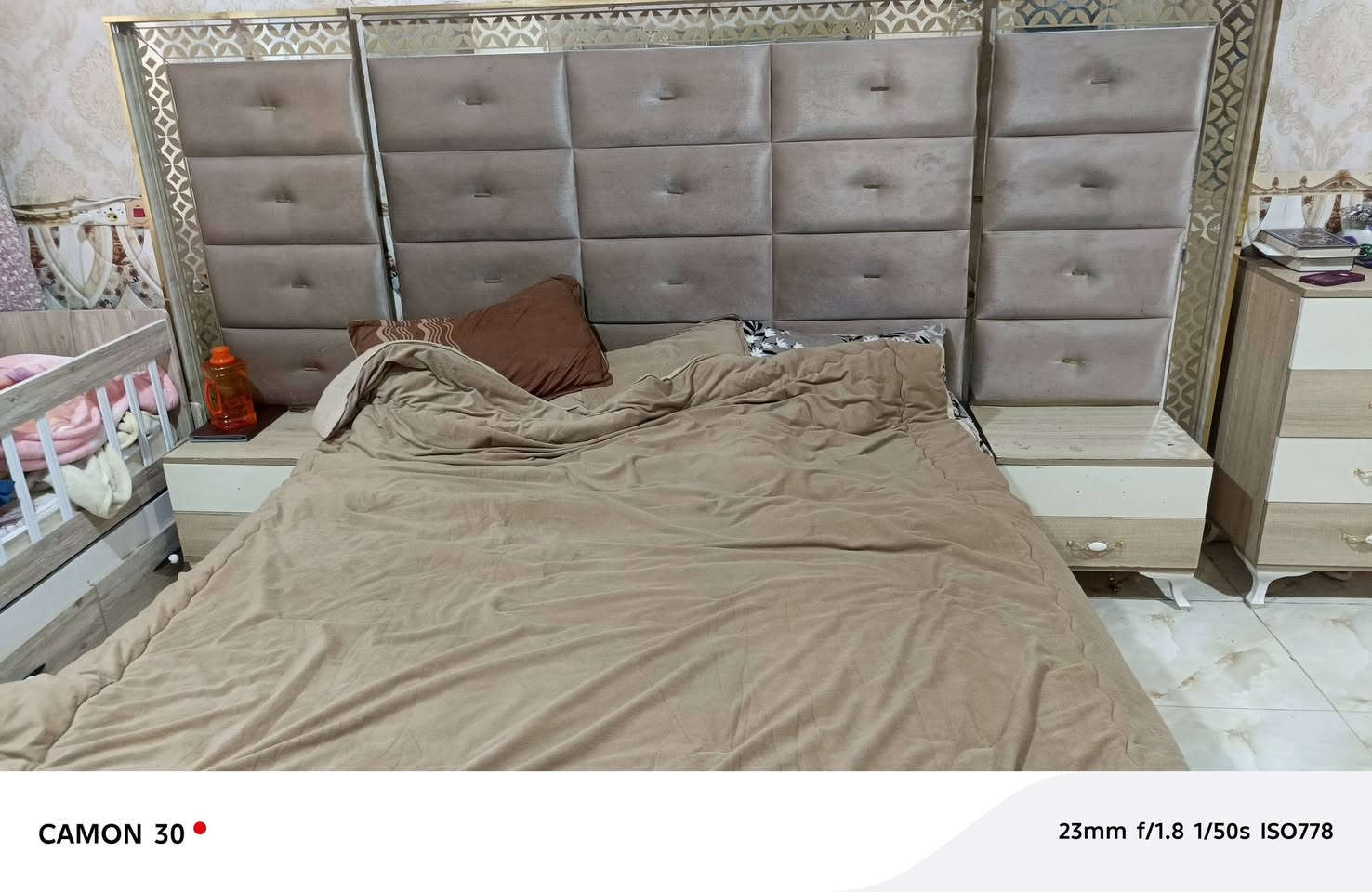 سلام عليكم ورحمة اللة وبركاته
غرفة نوم مستعملة نضيفة السعر500وبیها مجال بسيط***********
