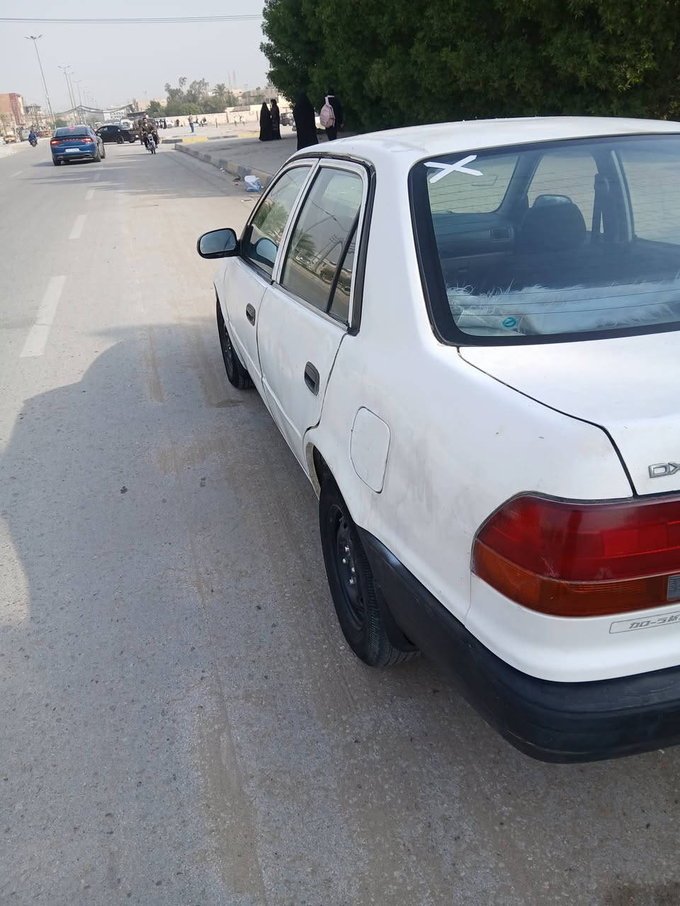 كورلا ٩٧ مكينه كيرحاويه حداديه ممتازه
تخم تاير سياره نظيفه بمعنى الكلمة داخل وخارج متعوب عليه 

سياره ناعمه ترايه مال سياره ٢٠ وترايك لطريبيل سنترلوك ريموت كامره شاشه تبريد شغال السعر٥٣ مع المجال *********** /***********غيرمتواجدعل فيس
