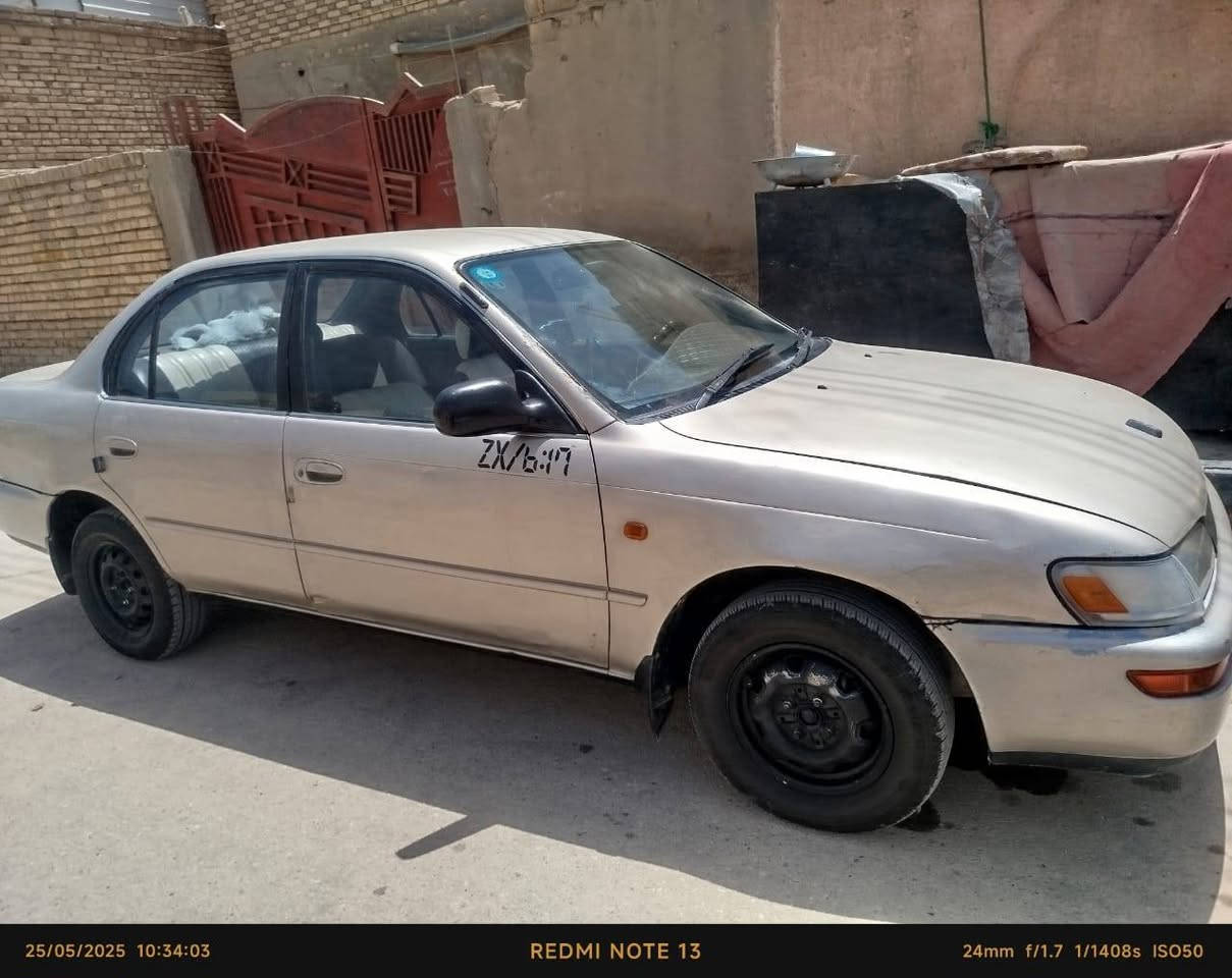 سلام عليكم كورلة مو ديل 93سيارة جاهزة تخم تاير جديد حدادي جديدة تبريد ثلج سيارة خير من الله رقم بغداد باسمي سعر 48 وبيهة مجال مكان سياره ناصرية مركز ***********
