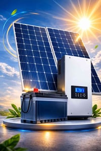 منظومة شمسية • ٨ أمبير نهاري • انفيرتر ٦ كيلو