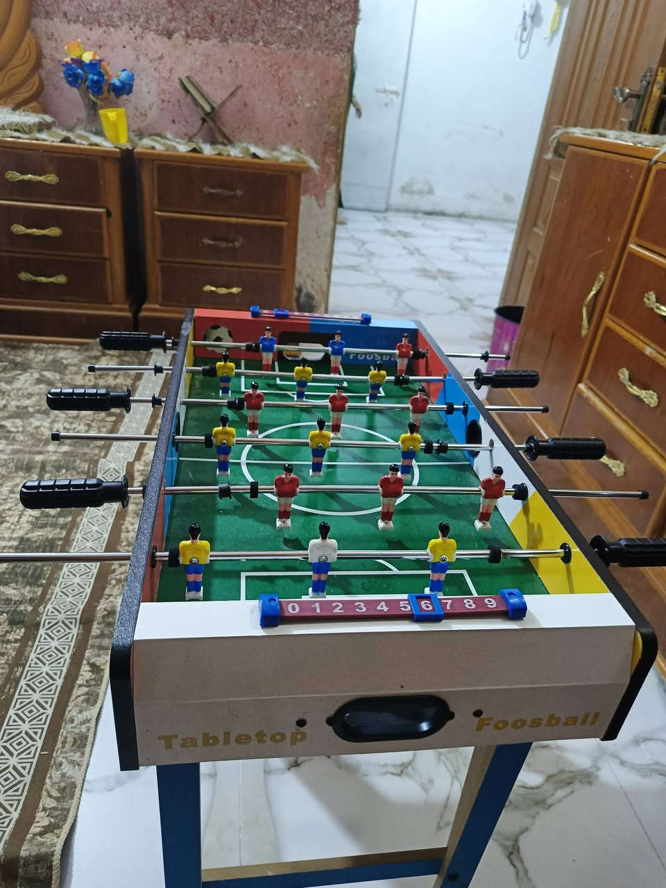 السلام عليكم متاح فيشه للبيع نضيفه ميز وخشب فيشه مكفوله شرط اي شيء بيه مرجوعه الاتصال على الرقم التالي ***********
