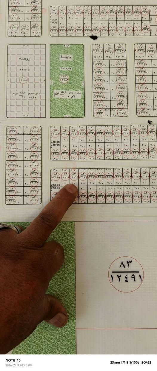 ثلاث قطع لبيع متفرقات ١٣٤٢٠ شارع ١٥ وخدمات والثانية ١٣٠٩٥ عاديه والثالثه ١٣١٦١ سبعه كيلو وره شقق سكنيه مساحات ٢٠٠ استفسار اتصال على رقم مكتب الاصيل لعقار *********** ابو خالد
