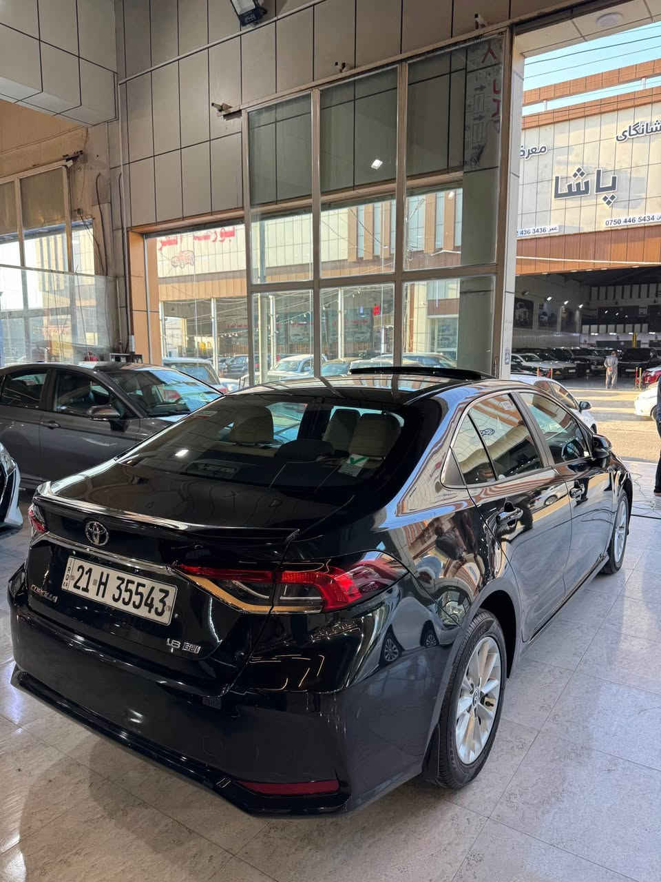corrolla 2022 xaliji
کرۆلای خەلیجی رەش ١٠٠هەزار کم رۆیشتیە بێ سبوخ بێ لێدران یەک جێی pdr فول فول سلایت ئاوێنە شەفت گێچ ئەلیکترۆنی ٣ جۆری لێخوڕین سپۆرت و نۆرمال ئیکۆ
تحویل و غرامە و گێر و مەکینە بە شەرت 
*********** أربيل, العراق
