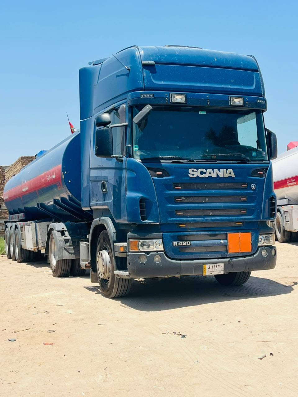 سكانيا موديل ٧  تانكي روعة
سنويه بسمي ل ٣٠ تكيال سنتين جي بي إس تخم تاير مكان السياره الحيدرية بين كربلاء والنجف
مكفولة من كلشي السياره تشتغل موكاعده السعر الاتصال على الرقم *********** ابو احسان الجميلاوي
