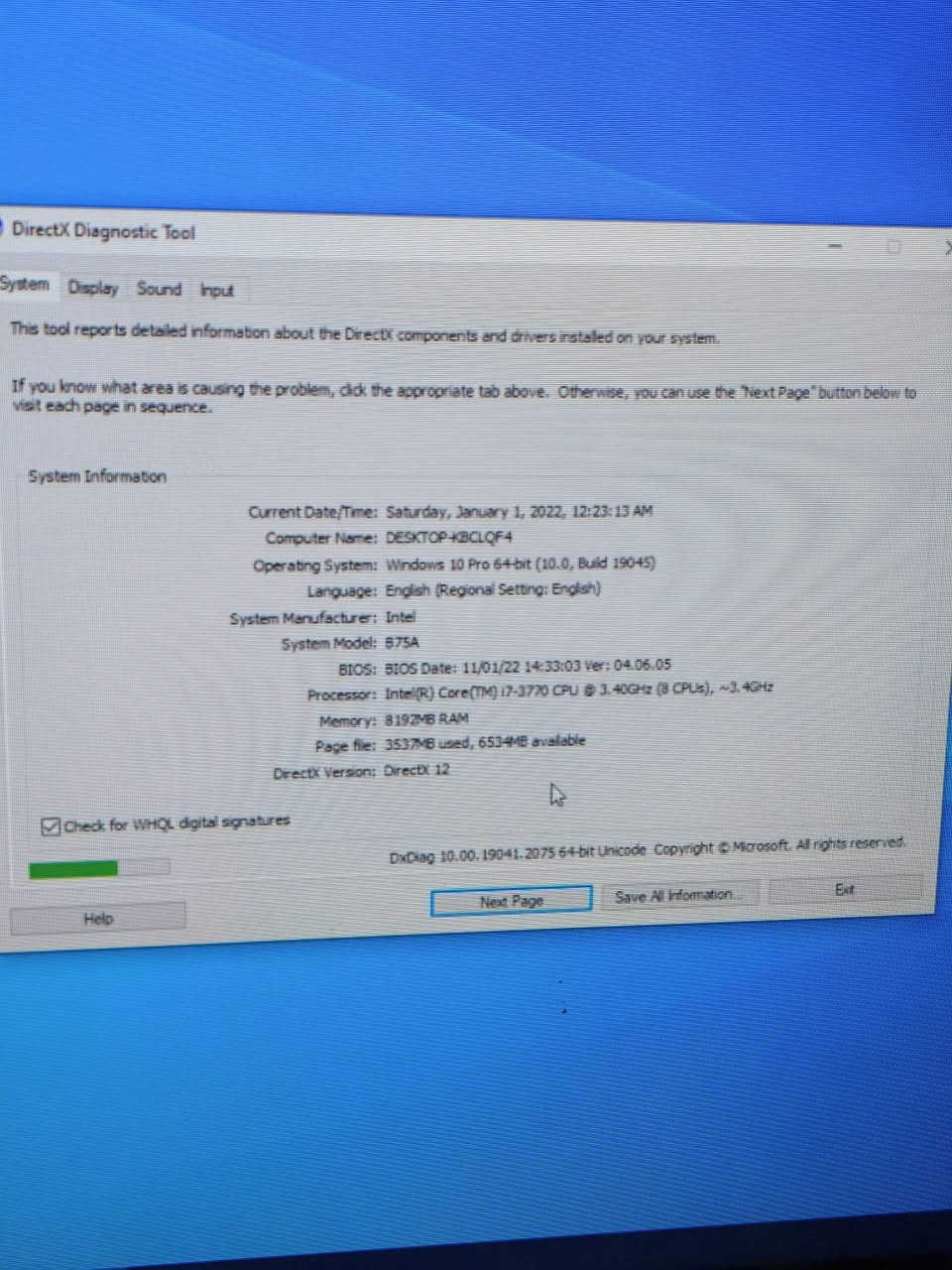سلام عليكم كيس للبيع 
كور اي 7 جيل الثالث 
رام 8
هارد ١٢٨ ssd
وهارد للالعاب 500g
وكارت الشاشه 1030  2كيكه 
نضيفه ومرتبه تفيد للالعاب الخفيفه والدراسه الي تفيده يراسلني على الخاص


**إذا كنت صاحب هذا الإعلان وتريد حذفه لأي سبب، رجاءا أرسل رسالة إلى الدعم الفني**