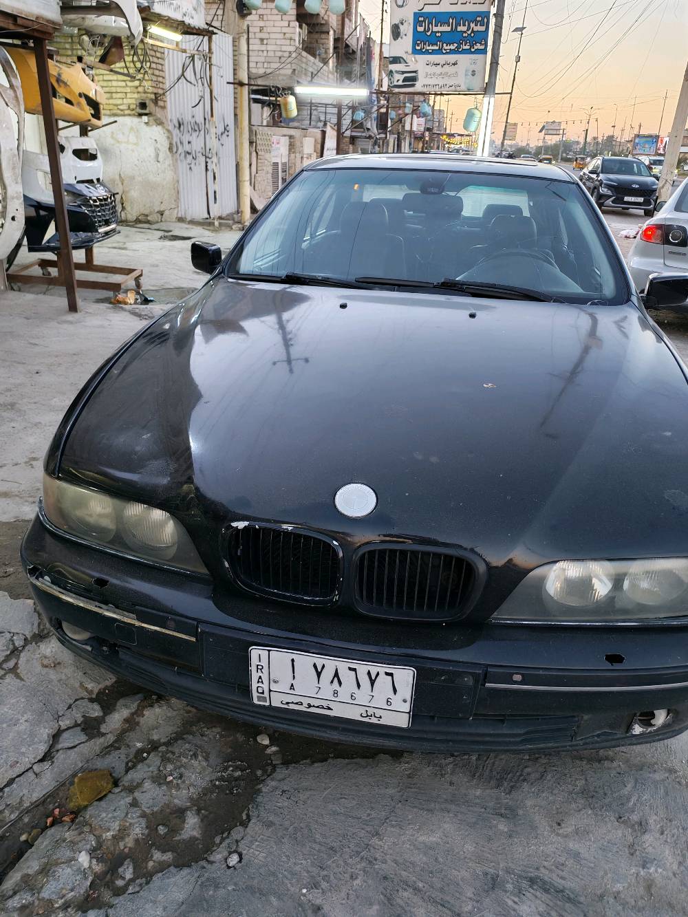 سياره BMW 528 موديل1996 صقر مكينه حاويه للاستفسار ***********