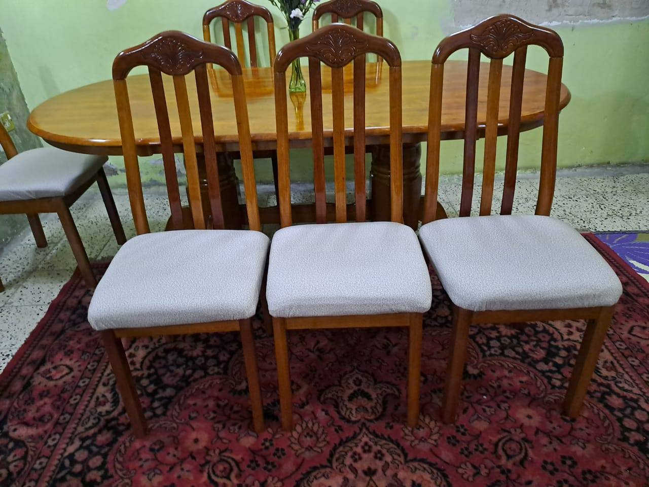 ,ميز طعام ٦ كراسي خشب صاج 
ميز طعام كراسي خشب صاج عراقي نظيف جدا جدا


**إذا كنت صاحب هذا الإعلان وتريد حذفه لأي سبب، رجاءا أرسل رسالة إلى الدعم الفني**