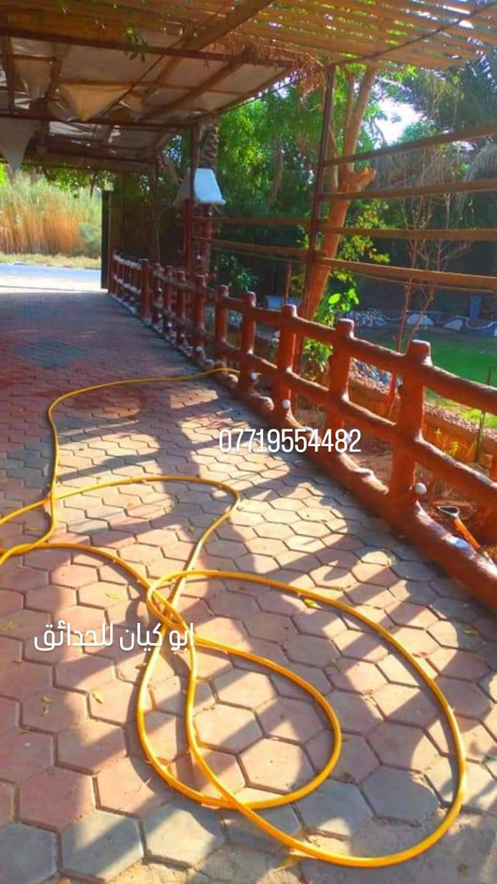 السلام عليكم
شغل حدائق حجر ومحدد حدائق ومقرنص

تأسيس مرشات وسياج حدائق

تنضيف زرع وزرع ثيل

***********
