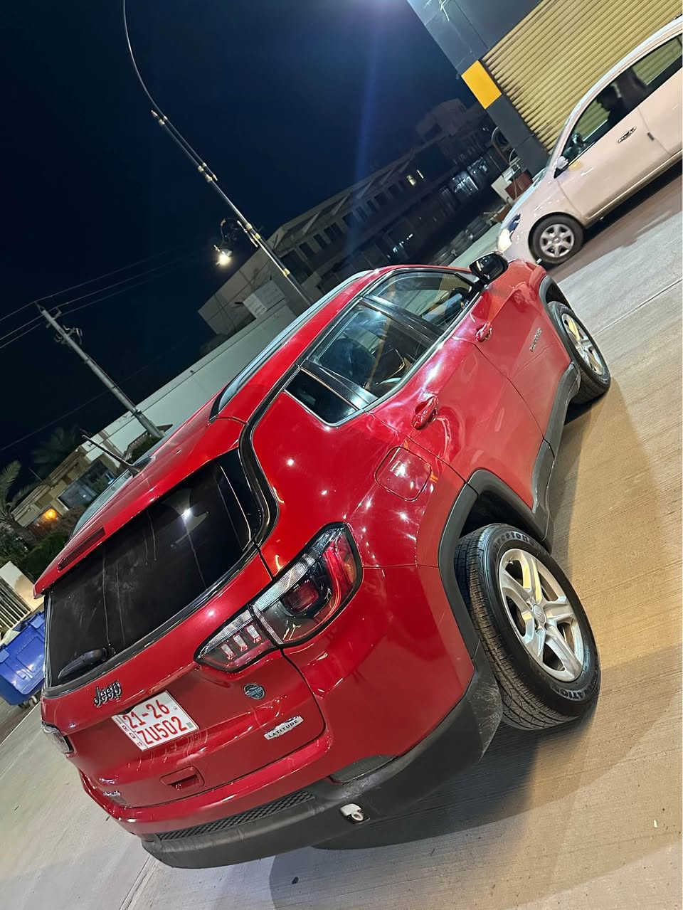 جيب كومباس موديل ٢٠٢٤  -دفع رباعي 4x4- شكل جديد -مرقم كاتي- موجودفحص و هزه مرور -ماشيه ١٦ ميل (٧ قطعات مصبوغ ) -بدون داخل شاصي ايرباك شرط - گيرمحرك شرط …
(113$) السعر 
*********** واتساب كورك أربيل, العراق
