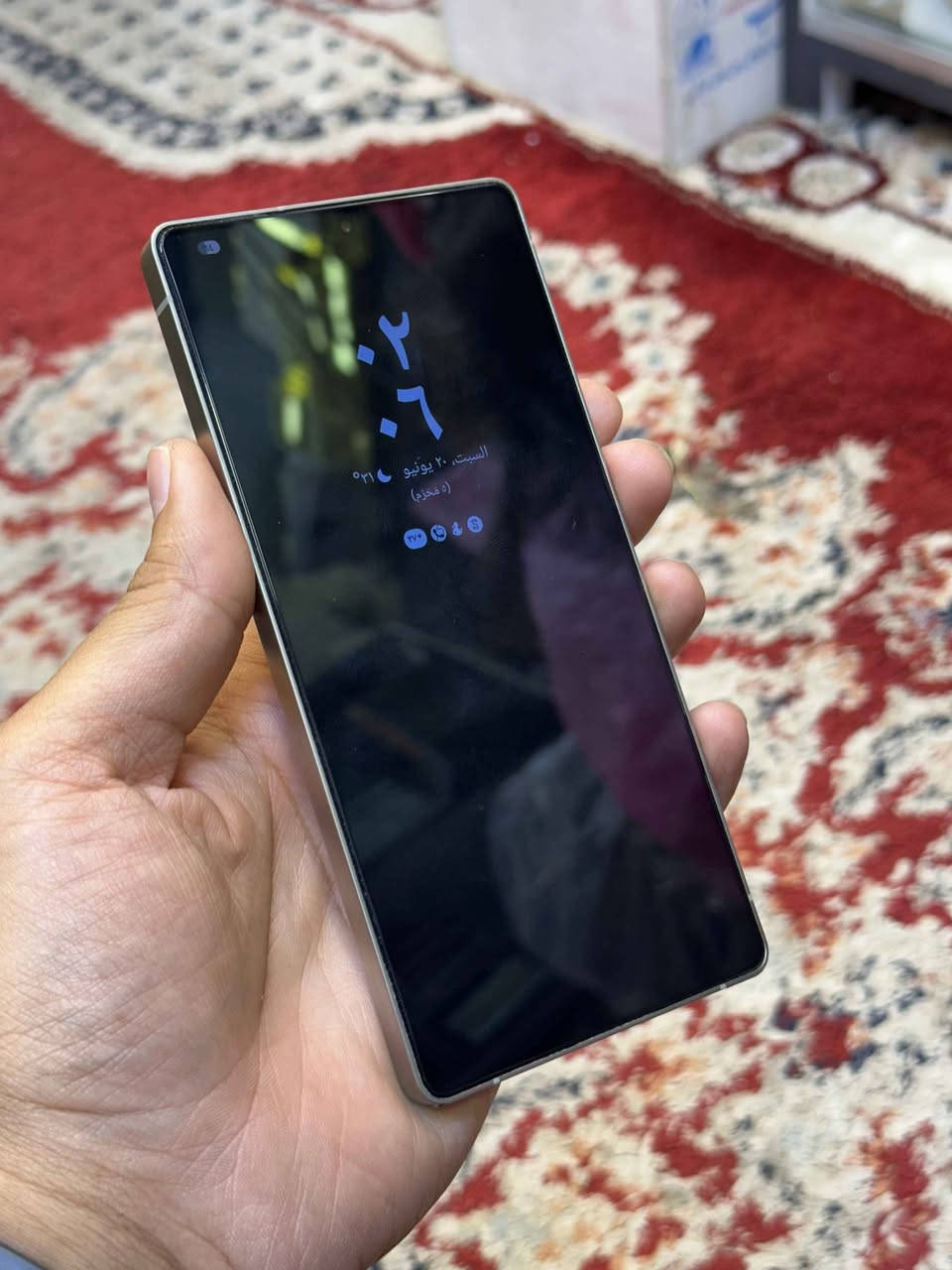 S25 ultra 512 نضافة ١٠٠% شرق اوسط مع الكارتون و الملحقات شرط الجهاز الفحص تشحن ١٠٠ و تخلص شحنة علة ايدك حالة البطارية ممتازة تطول ٦ الى ٨ ساعات تشغيل شاشة سعرة قفل لان جهاز علة ايدي كربلاء, العراق


**إذا كنت صاحب هذا الإعلان وتريد حذفه لأي سبب، رجاءا أرسل رسالة إلى الدعم الفني**